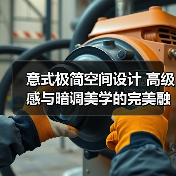意式极简空间设计 高级感与暗调美学的完美融合