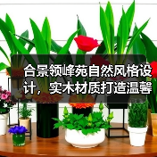 合景领峰苑自然风格设计，实木材质打造温馨居所