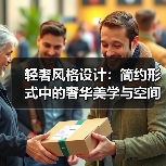轻奢风格设计:简约形式中的奢华美学与空间互动(图4) 轻奢风格设计:简约形式中的奢华美学与空间互动(图4)