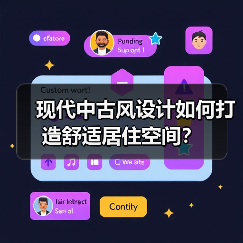 现代中古风设计如何打造舒适居住空间？（图4）