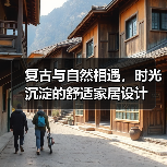 复古与自然相遇，时光沉淀的舒适家居设计