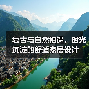 复古与自然相遇，时光沉淀的舒适家居设计（图3）