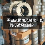 黑白灰极简风装修：如何打造高级感？（图2）