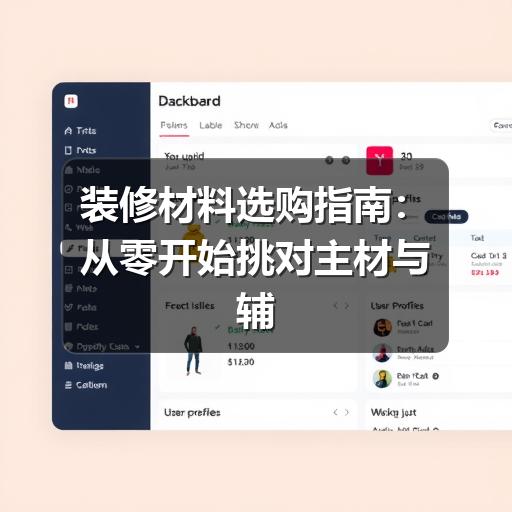 装修材料选购指南:从零开始挑对主材与辅料(图2) 装修材料选购指南:从零开始挑对主材与辅料