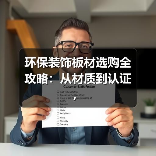 环保装饰板材选购全攻略:从材质到认证,教你避开装修污染陷阱(图1) 环保装饰板材选购全攻略:从材质到认证,教你避开装修污染陷阱