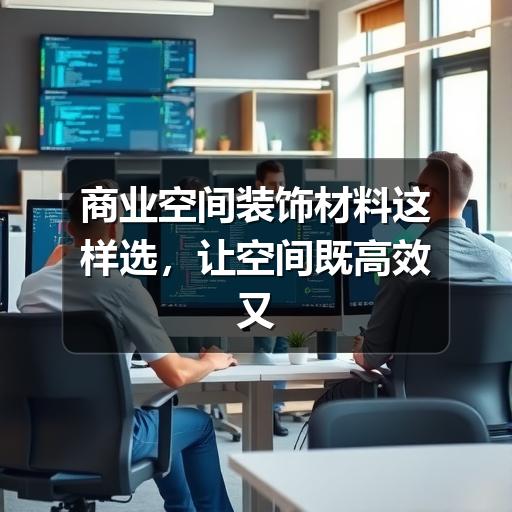 商业空间装饰材料这样选,让空间既高效又有质感(图1) 商业空间装饰材料这样选,让空间既高效又有质感