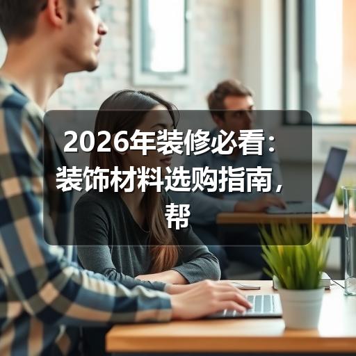 2026年装修必看：装饰材料选购指南，帮你避开常见的坑