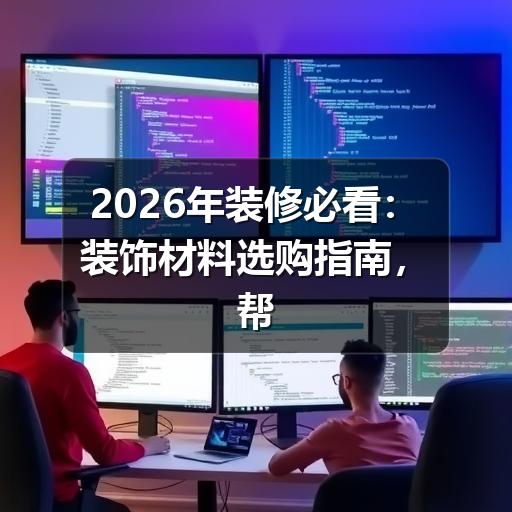 2026年装修必看：装饰材料选购指南，帮你避开常见的坑