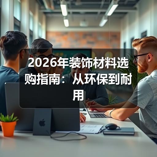 2026年装饰材料选购指南:从环保到耐用,一篇文章全掌握(图3) 2026年装饰材料选购指南:从环保到耐用,一篇文章全掌握