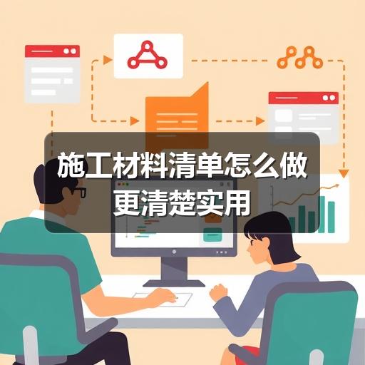 施工材料清单怎么做更清楚实用
