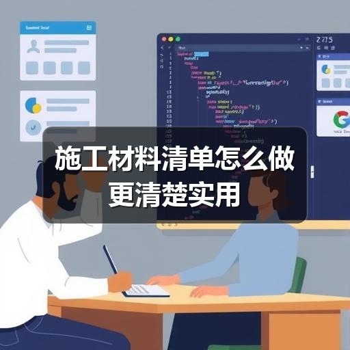 施工材料清单怎么做更清楚实用(图2) 施工材料清单怎么做更清楚实用