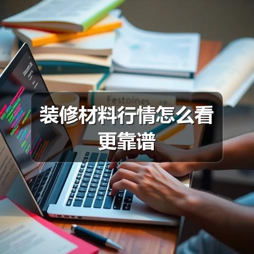 装修材料行情怎么看更靠谱