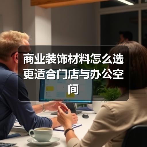 商业装饰材料怎么选更适合门店与办公空间(图2) 商业装饰材料怎么选更适合门店与办公空间