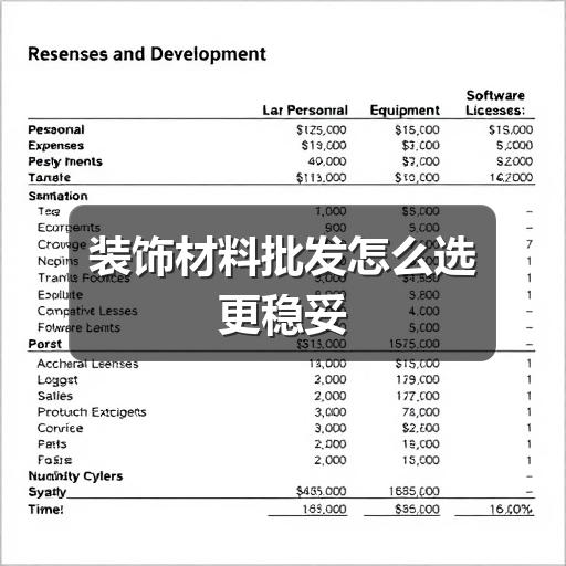 装饰材料批发怎么选更稳妥