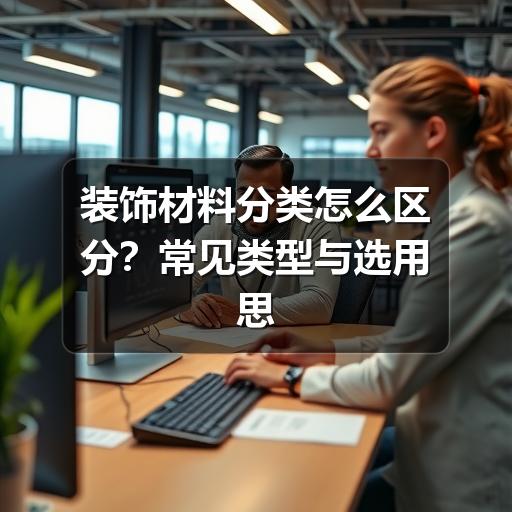 装饰材料分类怎么区分？常见类型与选用思路