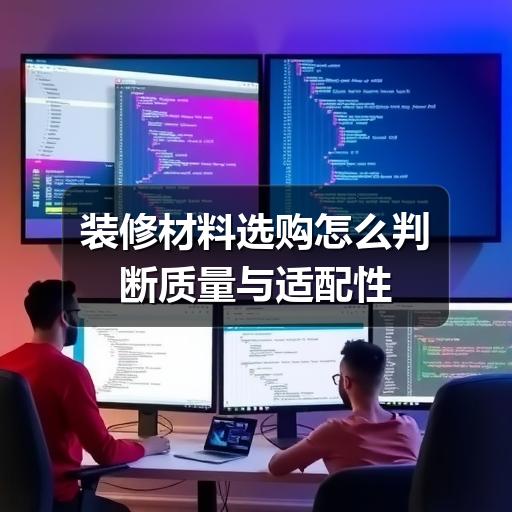 装修材料选购怎么判断质量与适配性