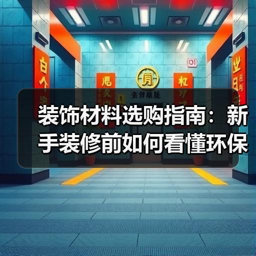 装饰材料选购指南：新手装修前如何看懂环保等级与价格差异